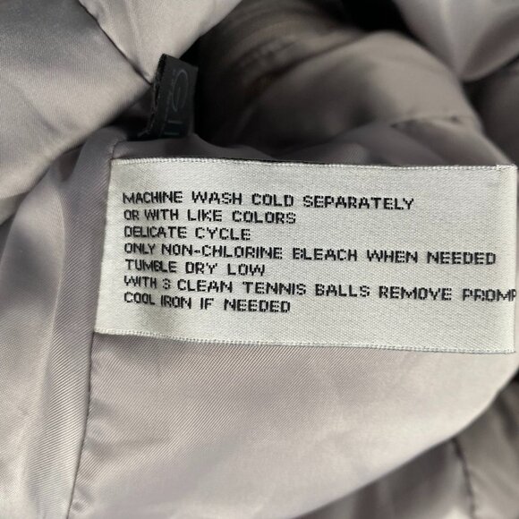 Kenneth Cole Womens Puffer Coat XS Grey Down & Feather - Picture 4 of 9